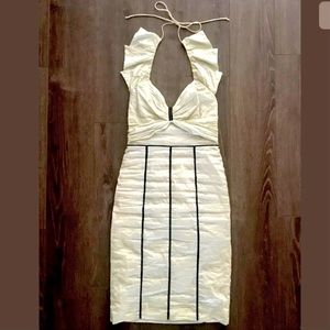 Nicole Miller Collection Ruched Halter Dress- Sz 4